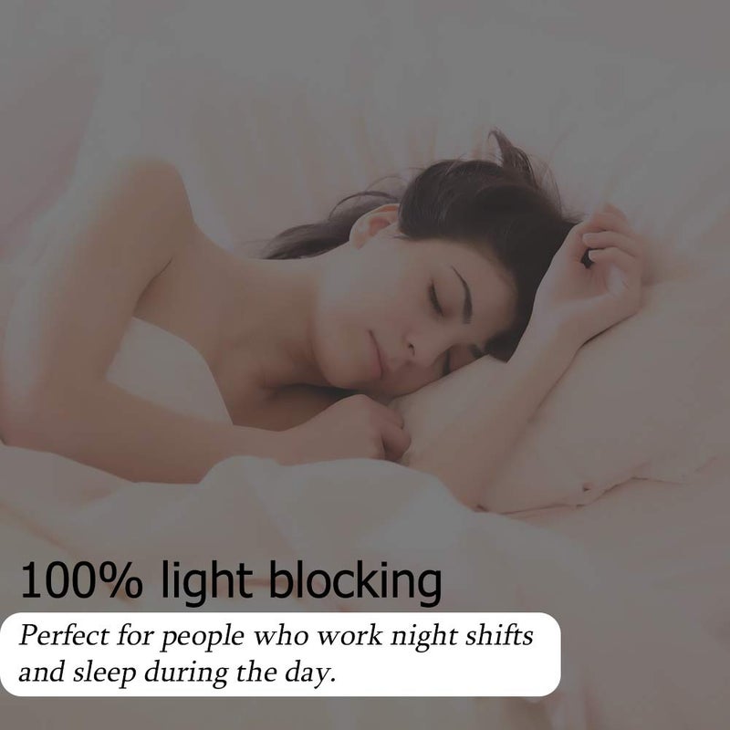 WochiTV Total Blackout Window Film 100% Light Blocking Non Adhesive No Residue Removable Opaque Static Cling Privacy Glass Tint for Home Bedroom Darkening Heat Control (35.4 Inch x 6.56 Feet) - Image 4